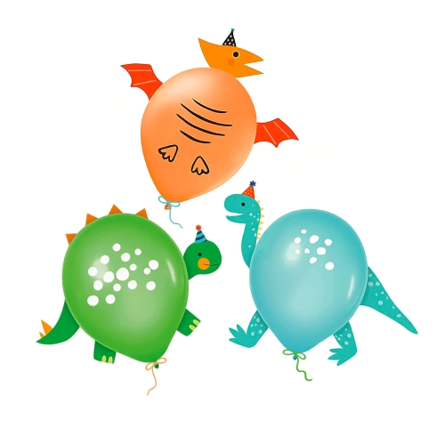 Baloni Dinozaver 30 cm – 3 kos