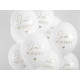Just Married lufik, 30 cm, 50 db – fehér Just Married lufik, 30 cm, 50 db – fehér