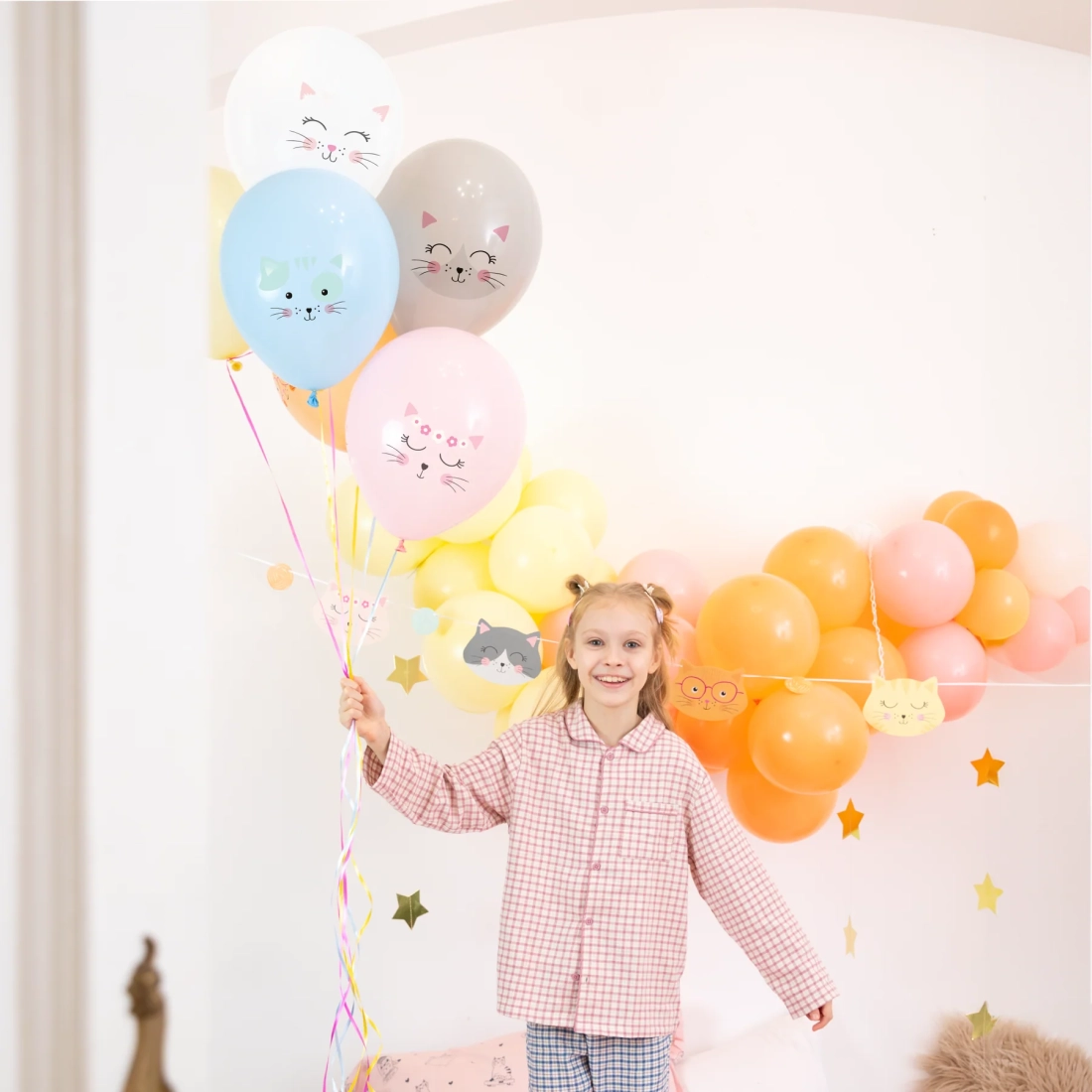 Cicás lufik 30 cm – 6 darabos készlet