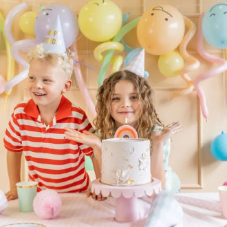 Baloni s smeškoti 30 cm – mešanica barv, 6 kosov