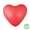 Piros szív alakú lufik 25 cm, 6 db