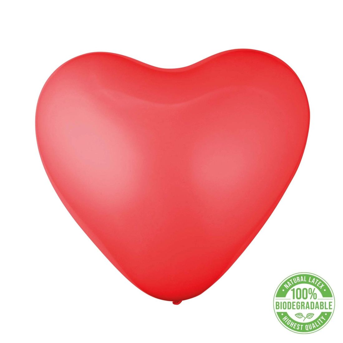 Piros szív alakú lufik 25 cm, 6 db