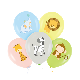 Baloni Živalice 30 cm, 5 kosov