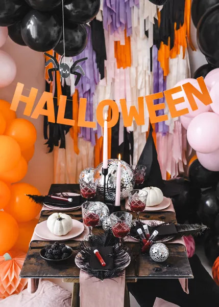 Halloween banner 2,5 m – narancssárga Halloween banner 2,5 m – narancssárga