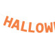 Banner Halloween 2,5 m - oranžový