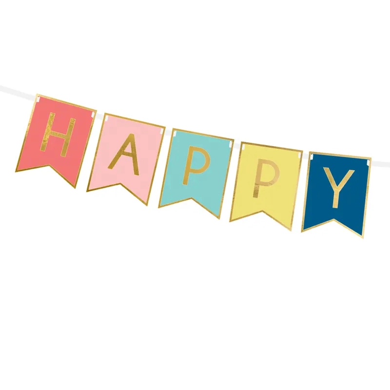 Rojstnodnevni transparent/girlanda Happy Birthday, 150 cm