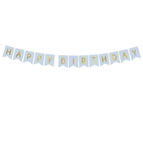 Rojstnodnevni transparent/girlanda Happy Birthday, 150 cm