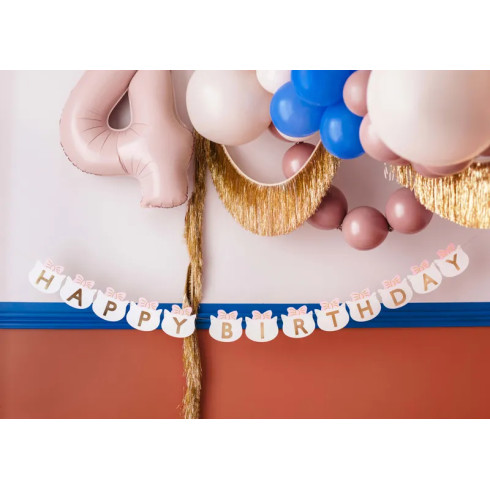 Banner – felirat Happy Birthday macskák, 2,8 m Banner – felirat Happy Birthday macskák, 2,8 m