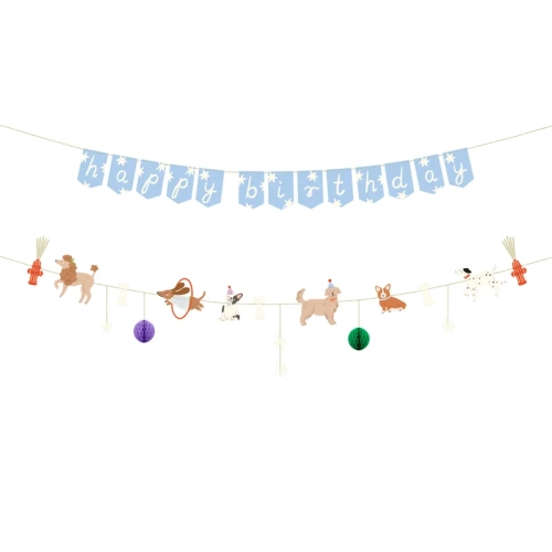 Banner – inscripția Happy Birthday Căţei, 2,1 m