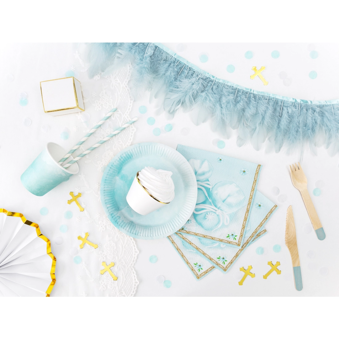 Cutii cadou albe cu margine aurie 6x3,5x5,5 cm – 10 buc.