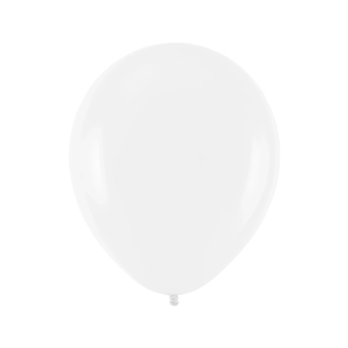 Baloane albe din latex 30 cm, set 100 buc.
