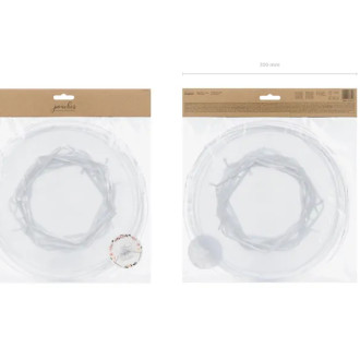 Beli organzini darilni vrečke 25 cm – 10 kosov, poročno pakiranje