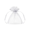 Săculeți din organza albi 10 cm – punguțe cadou pentru nuntă (10 buc.)
