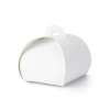 Cutii albe din hârtie 6×6×0,5 cm – set 10 bucăți pentru cadouri