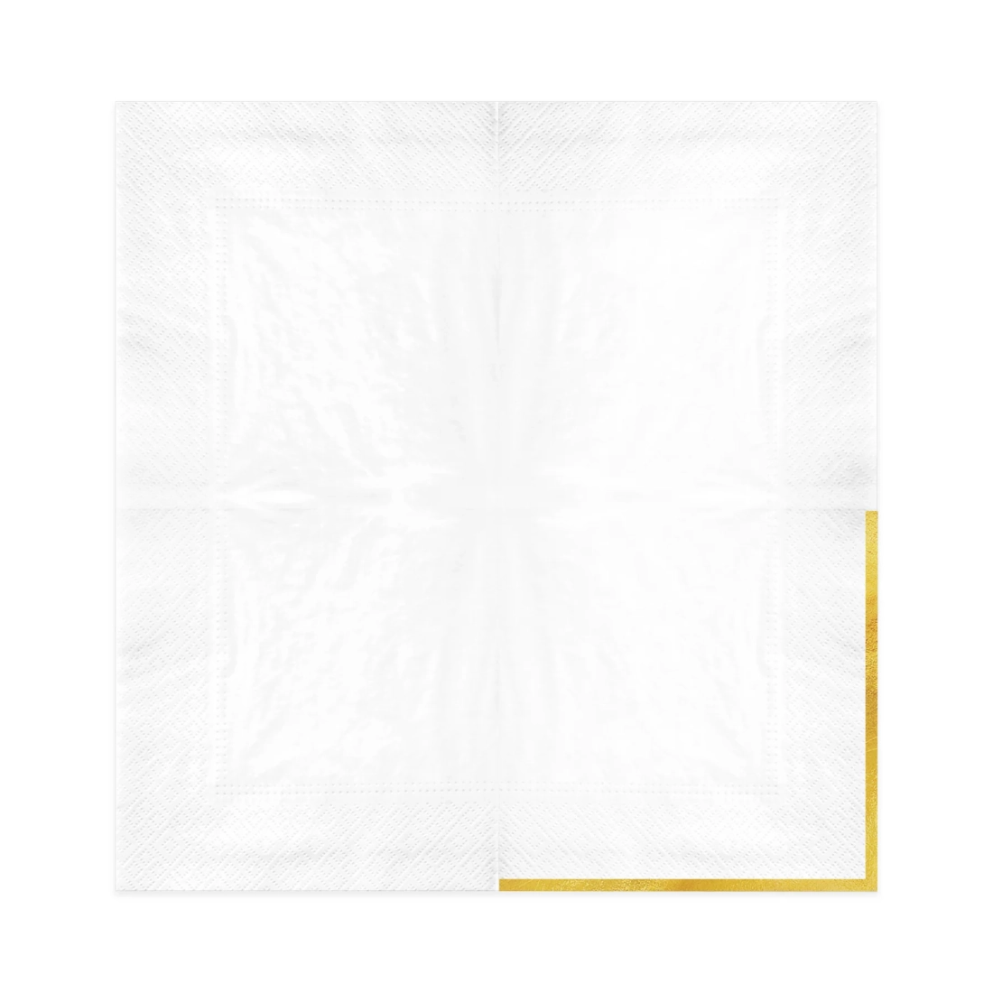 Fehér szalvéták Classic Gold – 10 db