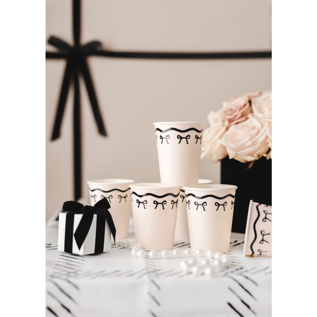 Fehér négyzet alakú papírdobozok 5x5x5 cm – 10 darabos ajándék szett