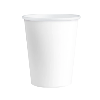 Beli papirnati lonček 220 ml – 10 kosov