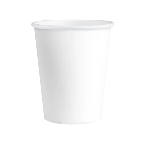 Biely papierový pohár 220 ml - 10 ks