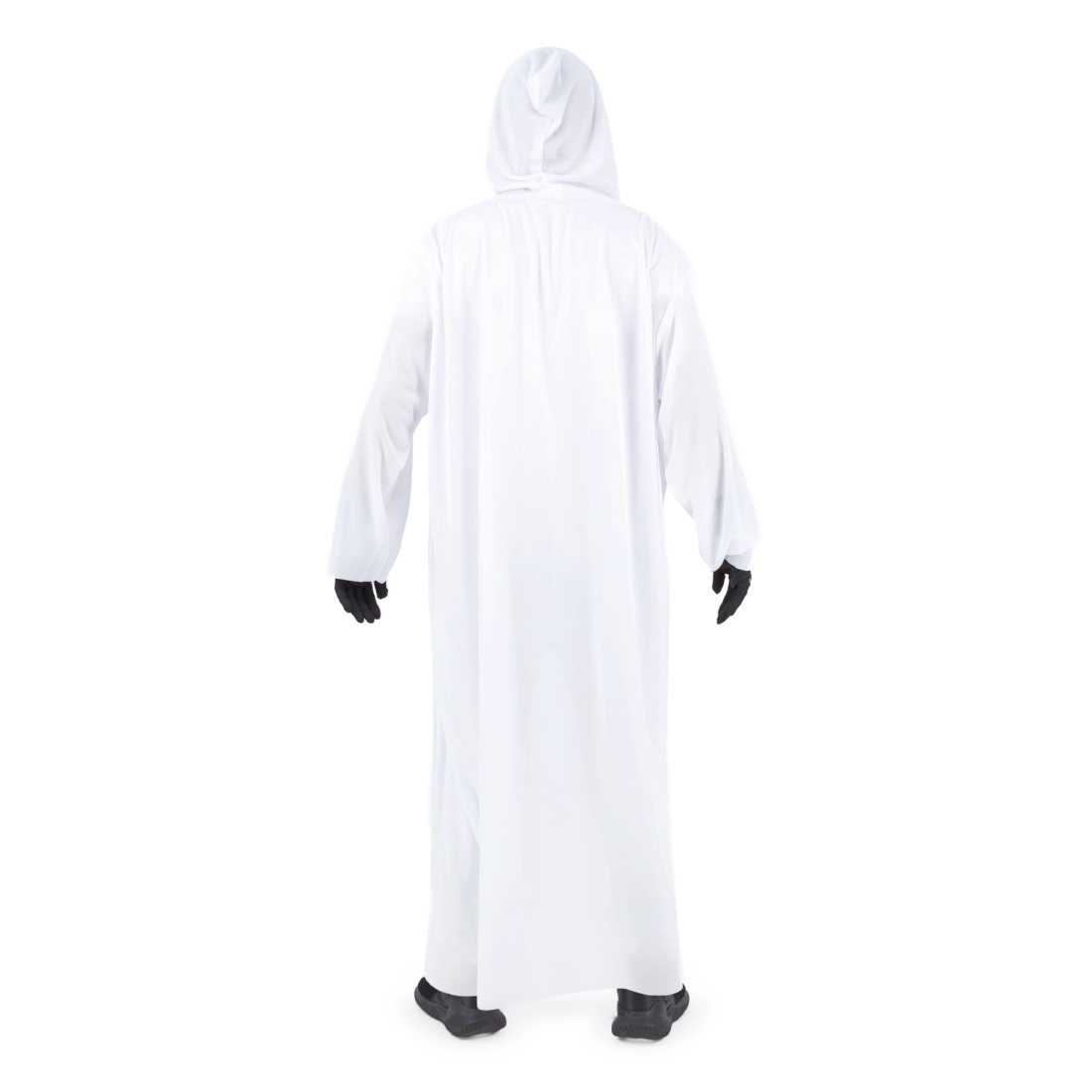 Fehér, kapucnis szellem köpeny 140 cm