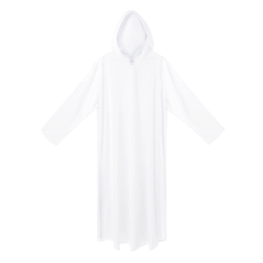 Fehér kapucnis köpeny Szellem 80 cm