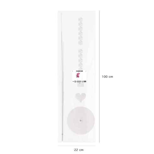 Fehér lufitartó állvány – 100 cm Fehér lufitartó állvány – 100 cm