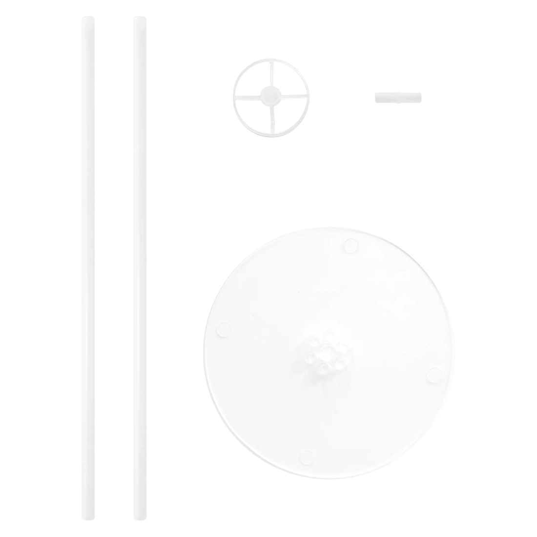 Suport alb pentru baloane 70 cm