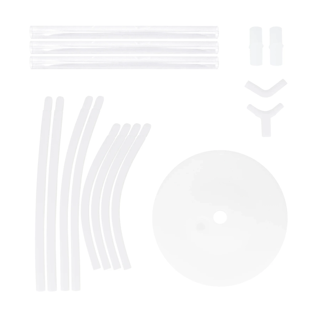 Fehér szívalakú lufitartó állvány, 150 cm