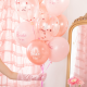 Biologicky rozložiteľné balóny Bride to be ružové zlato s konfetami 30 cm – sada 6 ks