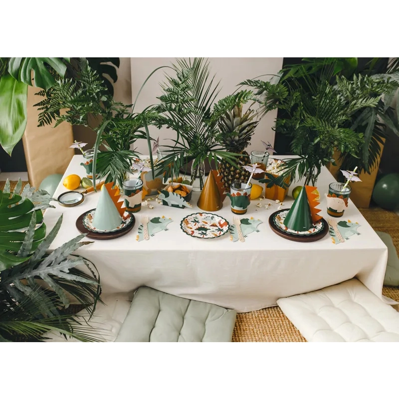 Cutii pentru gustări Dinozauri, set mixt, 6 buc.