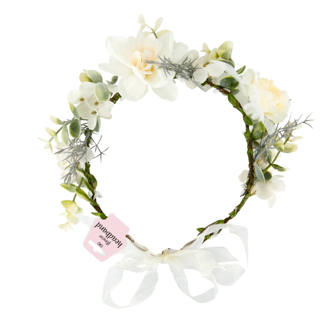 Bentiță coroniță alb-verde