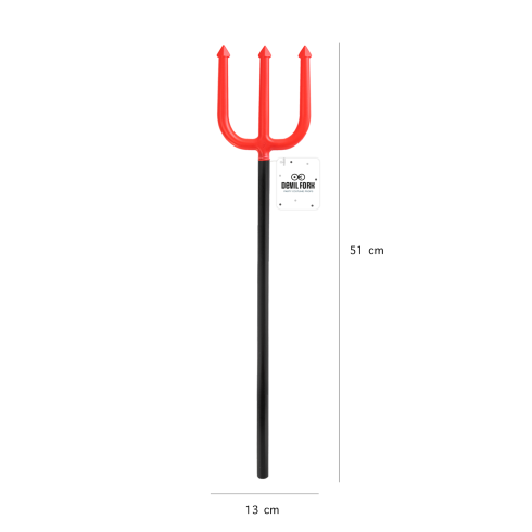 Ördögvilla – piros és fekete, 13×51 cm Ördögvilla – piros és fekete, 13×51 cm