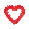 160 cm-es piros szív alakú lufigirland kerettel