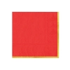 Piros szalvéták Classic Gold – 10 db
