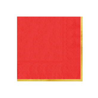 Rdeči prtički Classic Gold – 10 kosov