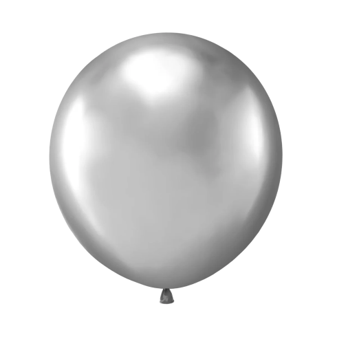 Króm ezüst lufik 45 cm – 2 db