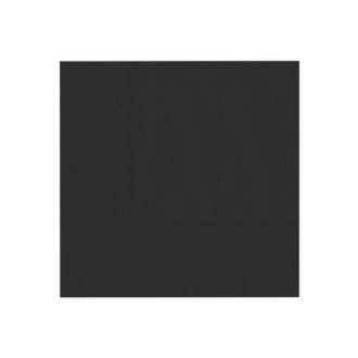 Črne serviete 10 kos – elegantni papirnati prtički za zabave in praznovanja