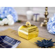 Arany ajándékdobozok fényes papírból 6×6×5,5 cm – 10 db Arany ajándékdobozok fényes papírból 6×6×5,5 cm – 10 db