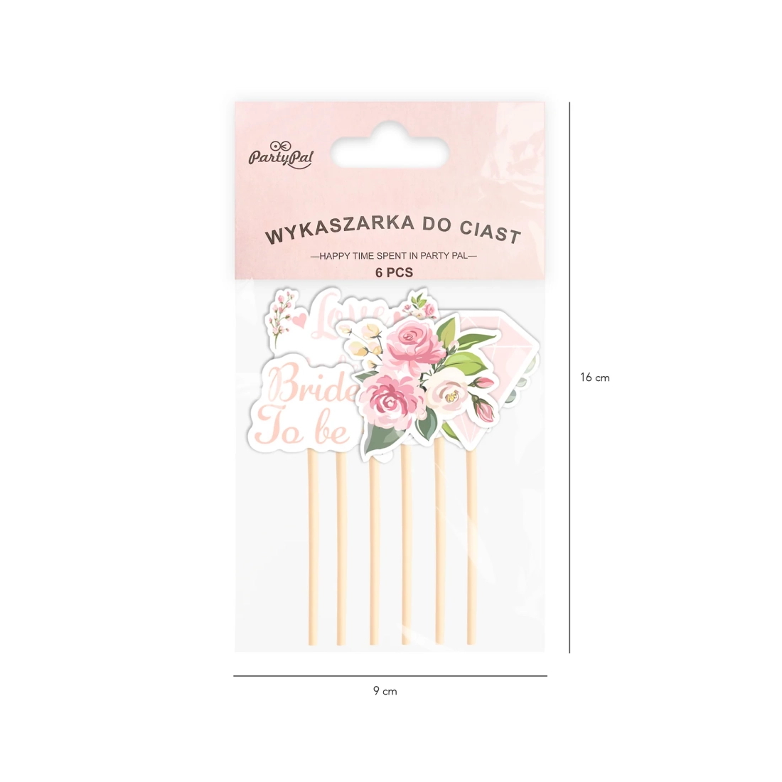 Decor pentru petrecerea burlăcițelor – flori, set 6 buc.