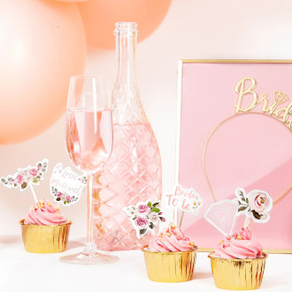 Dekorativni zapiči za dekliščino – rože, set 6 kosov