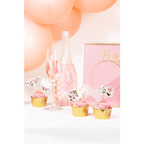 Decor pentru petrecerea burlăcițelor – flori, set 6 buc.