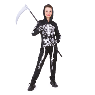 Otroški kostum Okostnjak, velikost M