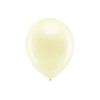 Baloane curcubeu 30 cm - metalic crem - 100 buc.
