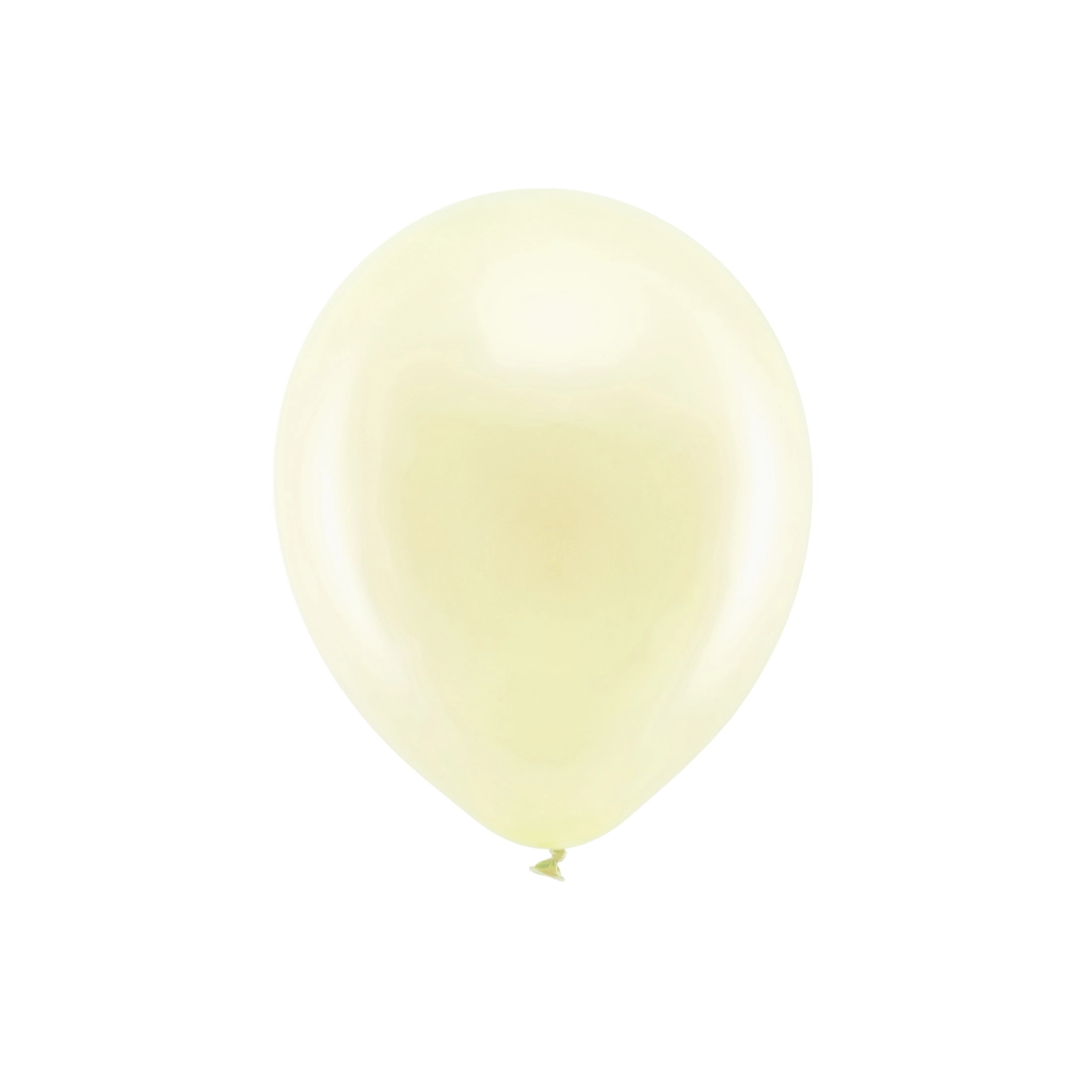 Baloane curcubeu 30 cm - metalic crem - 100 buc.