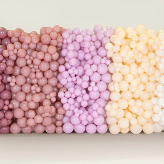 Izjemno trpežni mini baloni 12 cm – beli, 100 kosov