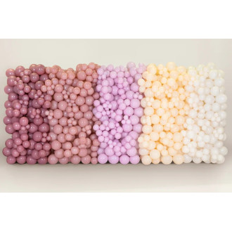 Izjemno trpežni mini baloni 12 cm – beli, 100 kosov