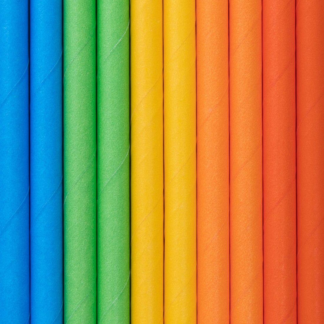 Színes szívószál építőkészlet, 10 db