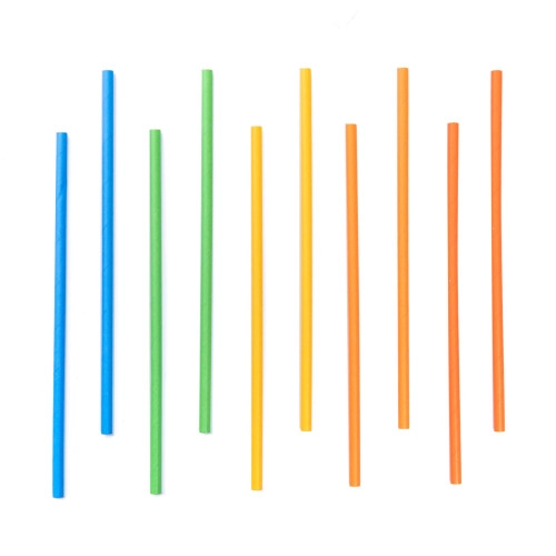 Barvne slamice Konstrukcijski komplet, 10 kosov