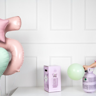 Steklenica s helijem, 50 balonov - helij za napihovanje balonov