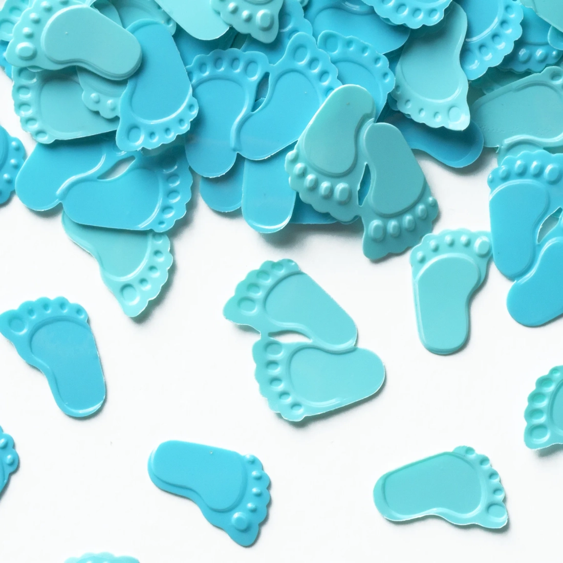 Fólia konfetti 15 g – kék lábnyomok