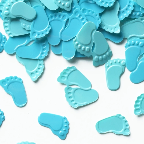 Confetti din folie 15 g - urme albastre